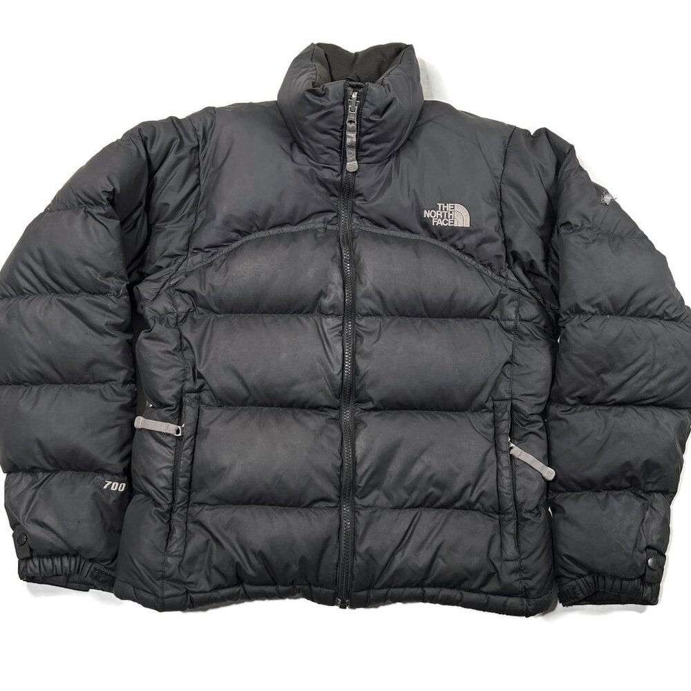 The North Face Womens Nuptse 700 Down Fill Jacket Small Black Winter Puffer Coat